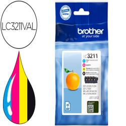 INK-JET BROTHER LC3211 DCP-J572 / DCP-J772 / DCP-J774 / MFC-J890 / MFC-J895 PAQUETE 4 AMARILLO 154544-LC3211VAL