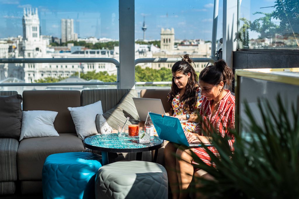 sillas para teletrabajar desde la terraza