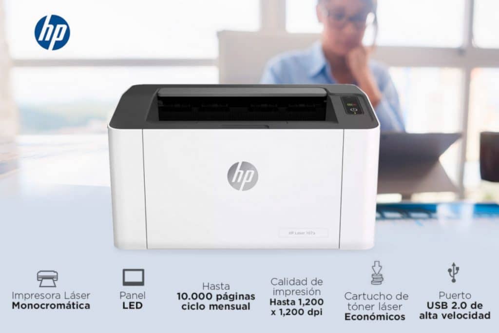 Análisis de la impresora HP Laser 107a