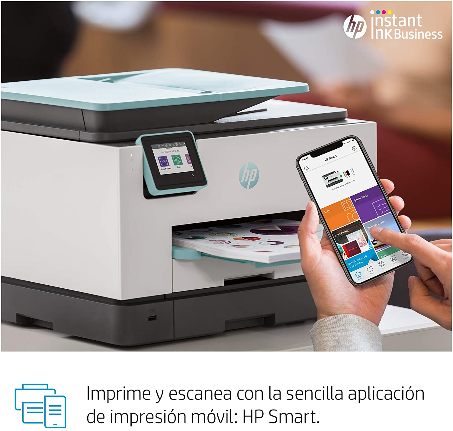 HP OfficeJet Pro 9025 imprime desde el movil