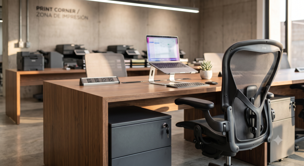 2. Puestos individuales (Hot Desking vs Puestos Fijos)