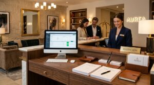 "Material de oficina y recepción imprescindible para hoteles