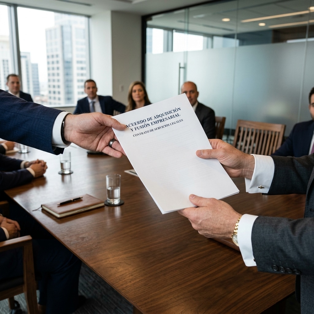 Papel premium en despacho de abogados